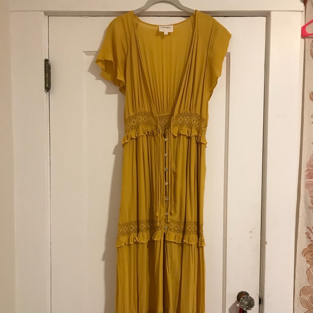 Mustard Yellow Maxi Dress